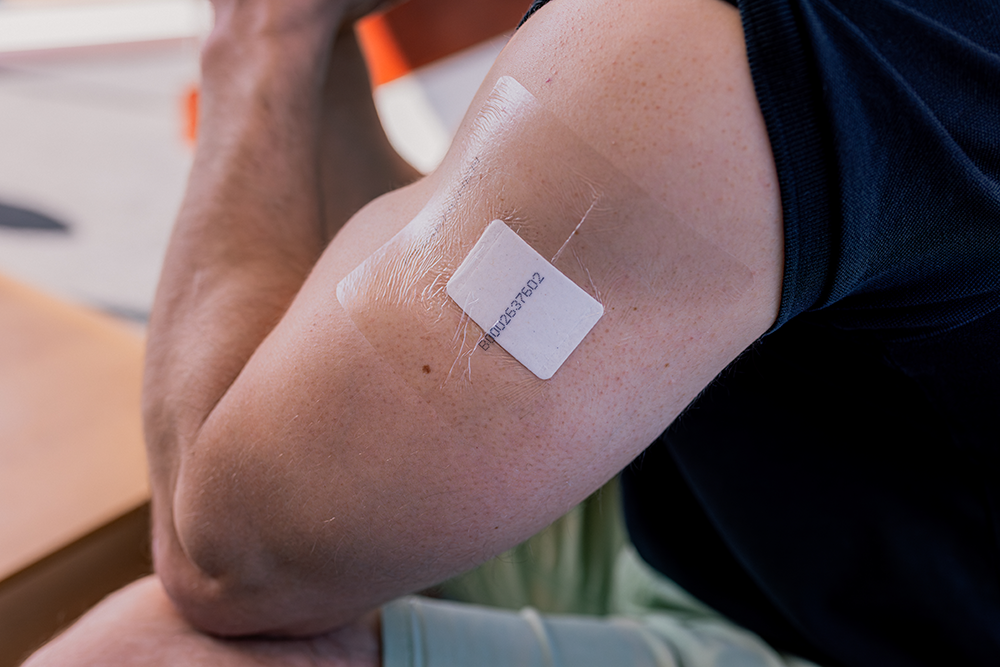 Scientist coducting a hair drug test